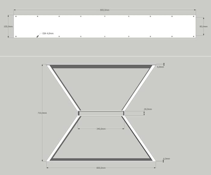 Bordsben-Funktion-Ritning.jpg Teknisk ritning av metallstruktur med måttangivelser.