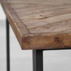 Träbordshörn med metallben