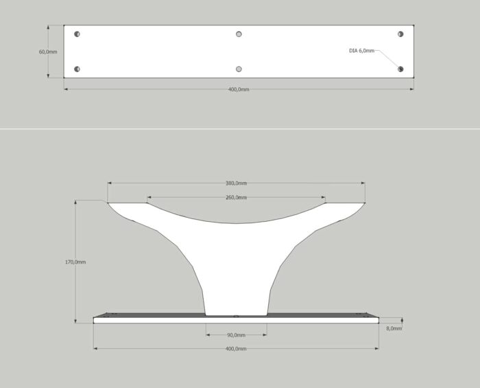 Skiss-TYPE-S.jpg Måttschematisk ritning av metallplattor