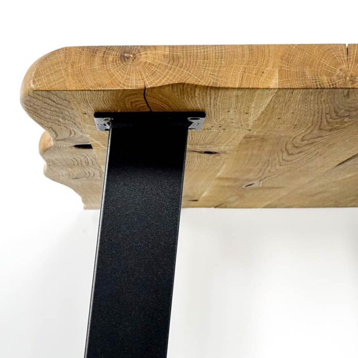 Bordsben FINN 5 Träbord med svart ben